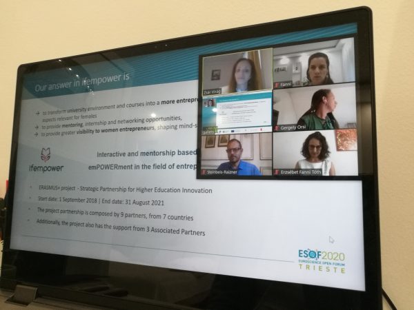 ifempower appearance at EuroScience Open Forum 2020